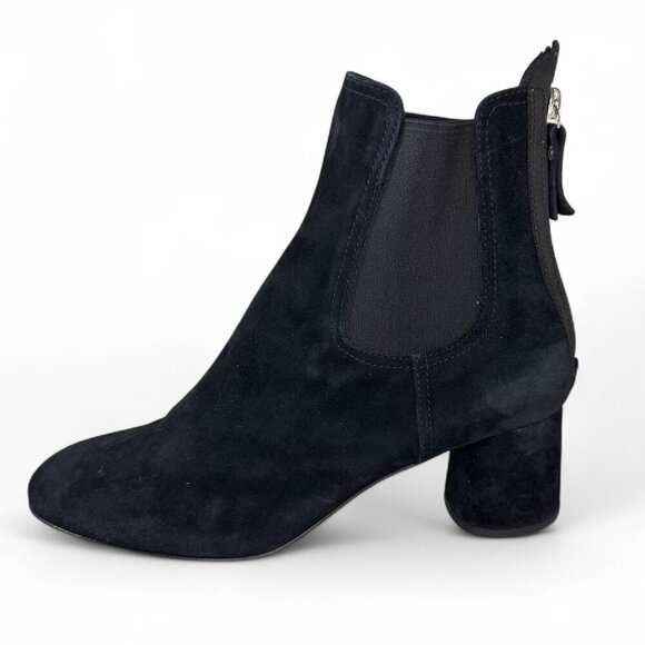 AGL Women's Lisette Almond Toe Mid Heel Stretch Booties EU 38.5 Black - Picture 6 of 16